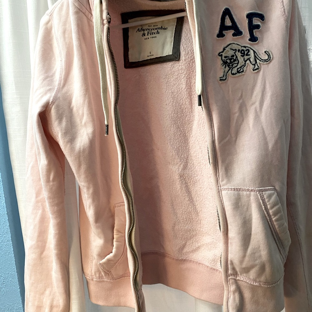 Abercrombie and Fitch pink hoodie